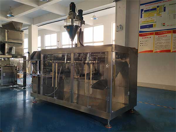 全自動(dòng)水平給袋式包裝機(jī)，多快好省效率高